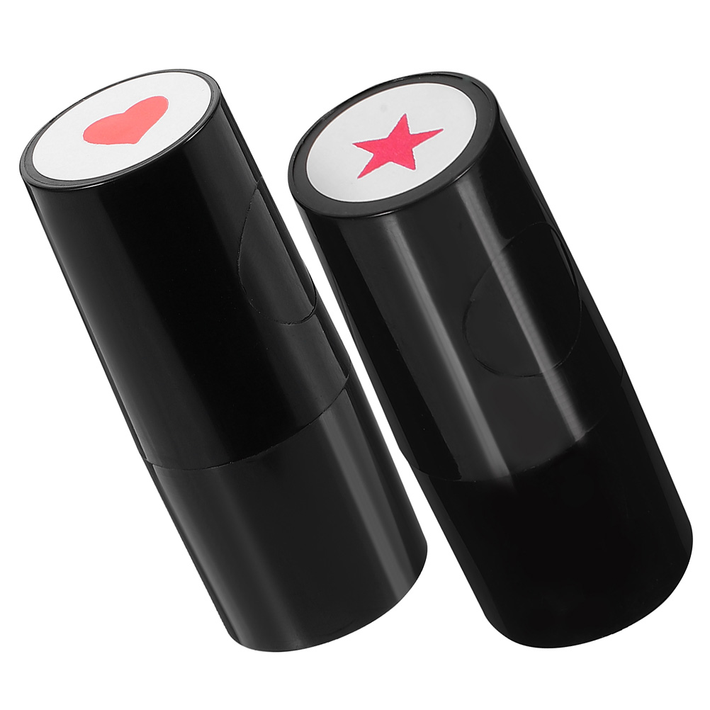 2 pçs esportes bola de golfe carimbo marcador bola de golfe stamper ferramenta de marcação de bola de golfe multi-uso marcador forma de coração marca carimbo