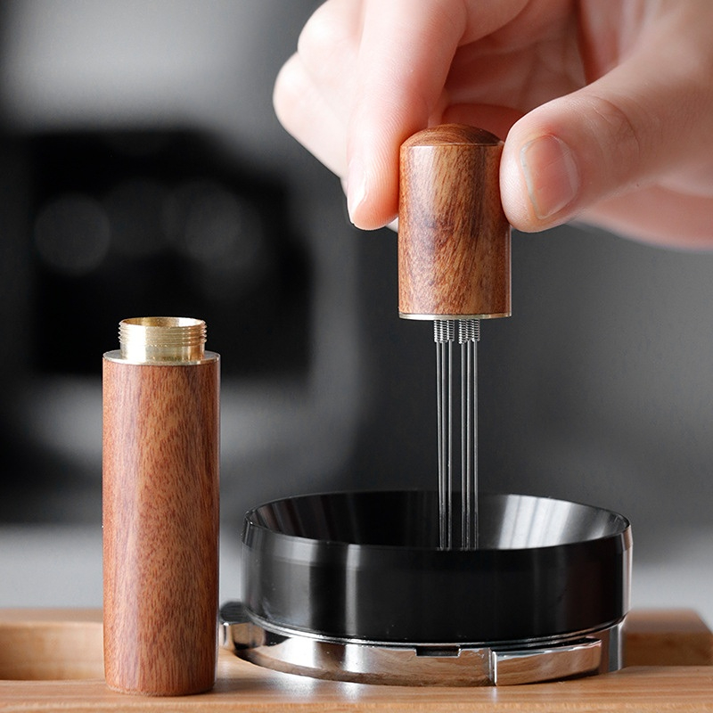 สแตนเลสสตีลผงกาแฟ Tamper Espresso Powder Stirrer จําหน่าย Leveler WDT เครื่องมือ Cafe กวน Barista อุปกรณ์เสริม