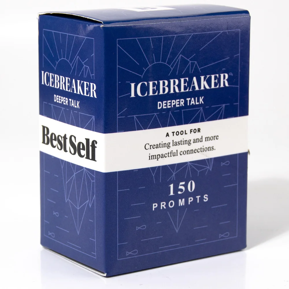Icebreaker Deeper-Ultimate Talk ゲームデッキ、親密さ会話スターターデッキ、強力なツール、関係を強化するカードゲーム