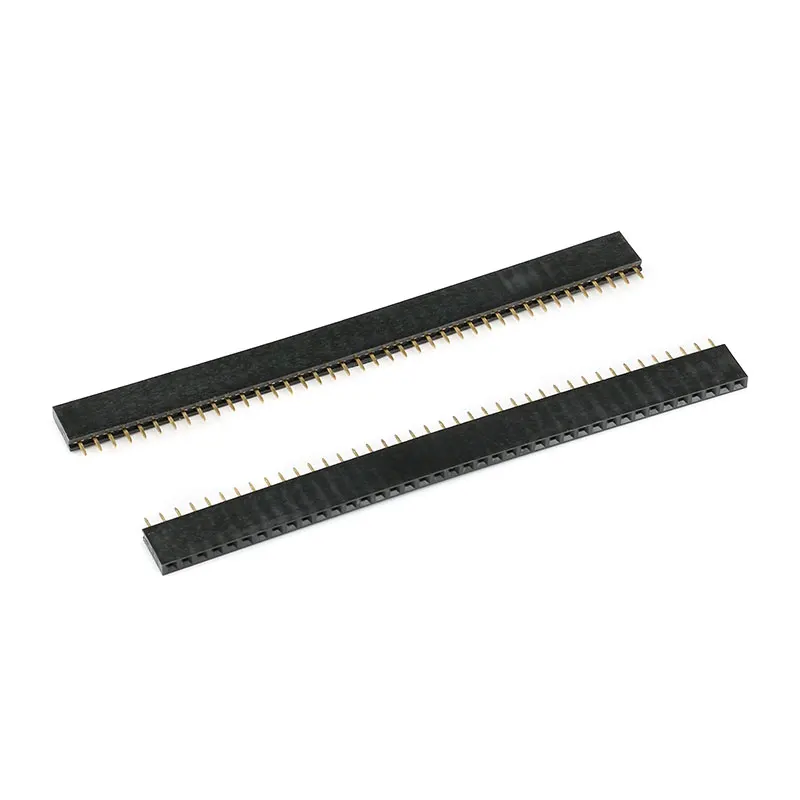 10PCS 1x40Pin 2.54mm Pitch เดี่ยวแถวหญิง PCB ซ็อกเก็ตบอร์ดชาย Pin Header Connector สําหรับ Arduino