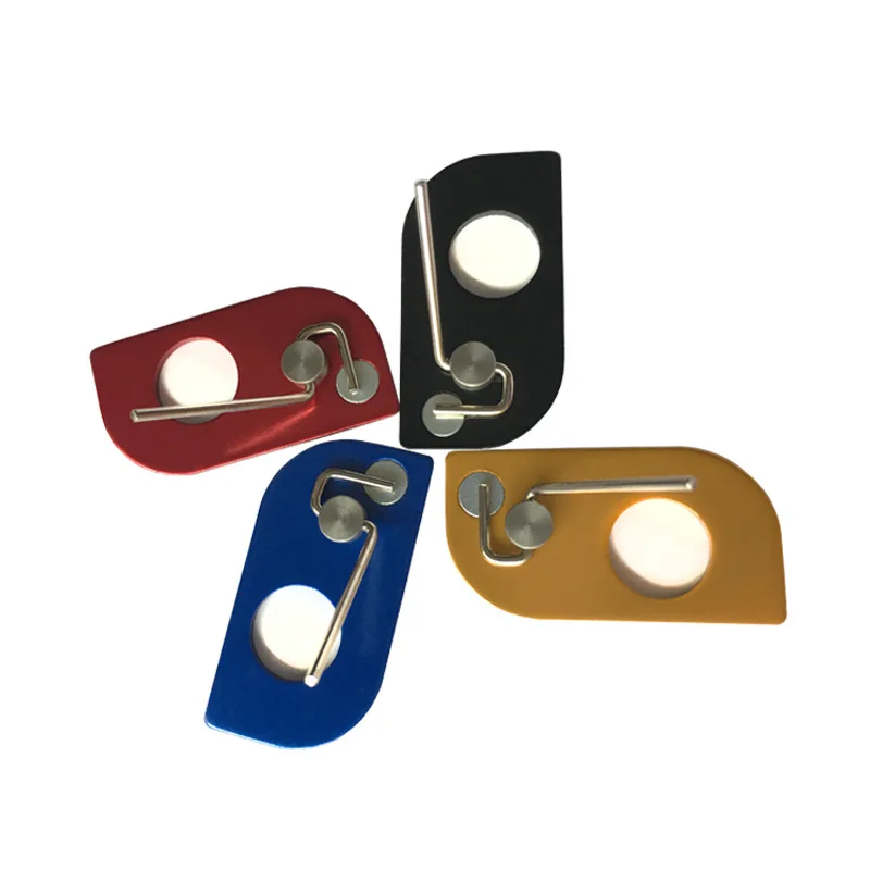 Soporte de flecha de tiro con arco, mano derecha e izquierda para arco recurvo, adhesivo magnético de aleación de aluminio, accesorios para lazos, 1 ud.
