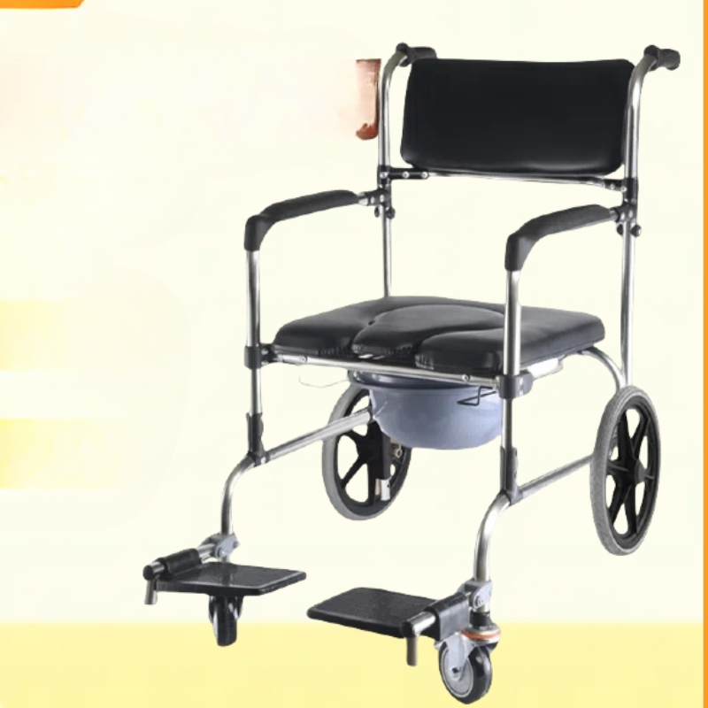 Senior Furniture Self Propelled Luggage Trolley Stool Inside Shower Seat Removable Back Stainless Tool Assembly Durable Chair