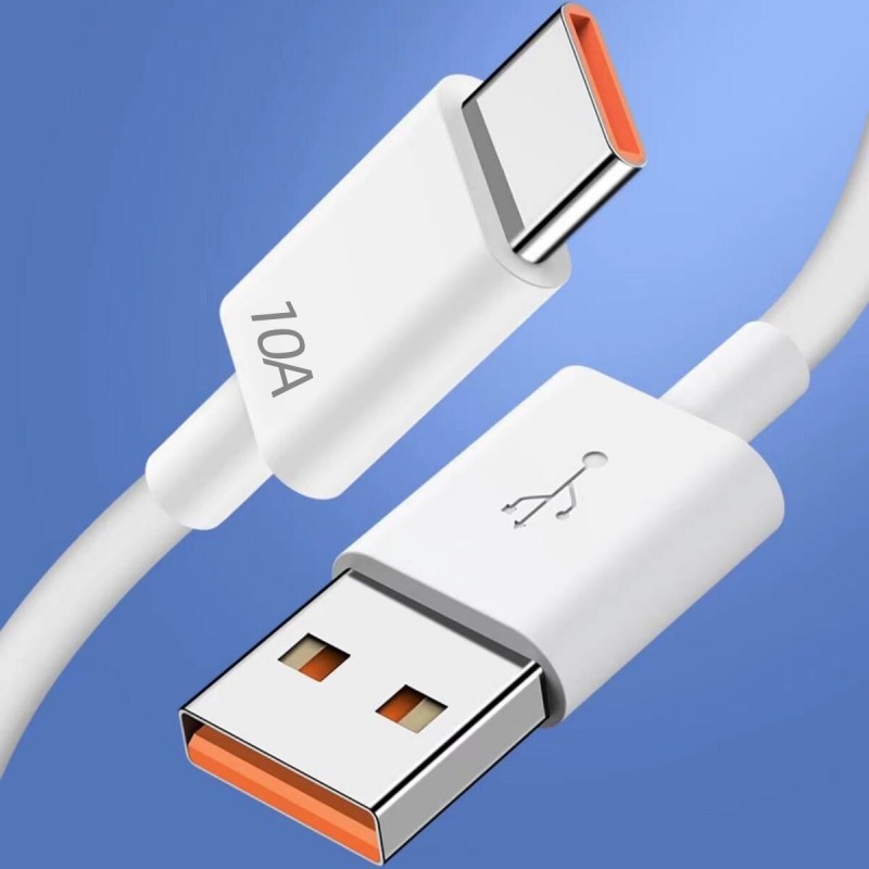 120W USB Cable 10A Type C Cable Fast Charing Line for Xiaomi Samsung S6 S7 Huawei Oneplus Quick Charge Mobile Phone Data Cord