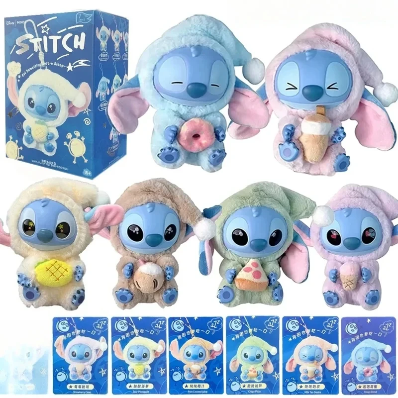Conjunto de caixa cega kawaii, série de dormir antes da cama, pingente de vinil fofo, boneca bonita, caixa misteriosa, boneca adulta macia gi