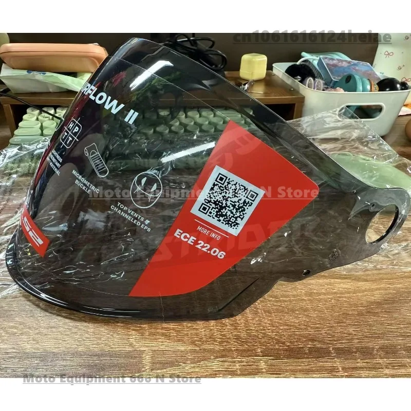 Original LS2 Motorcycle Half Helmet OF616 Original Lens Black Lens Color Visors LS2 AIRFLOW II Helmet Accessories