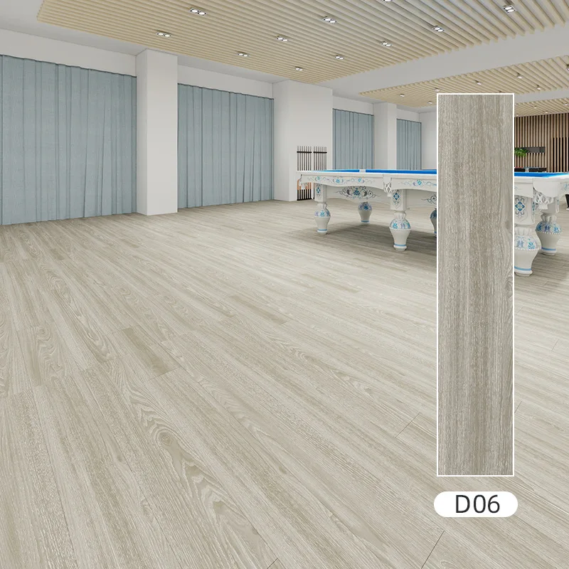 Piso SPC impermeable de alta calidad, suelo de vinilo comercial híbrido con clic, resistente a huellas, resistente al desgaste para Baño