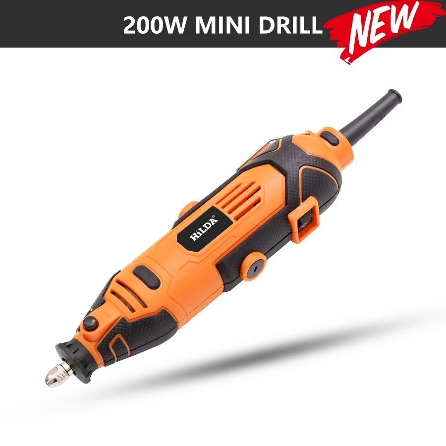 HILDA 200W Graveur Elektrische Bohrmaschine Gravur Dremel Dreh Werkzeug Maschine Neue Stil Variable Geschwindigkeit Mini Bohrer Power Tools