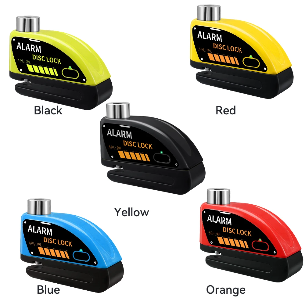Extractme Motorcycle Alarm Schijfrem Slot Beveiliging Moto Wiel Schijf Hangslot Waterdicht 110dB Luid Anti Diefstal Alarma Motocicleta