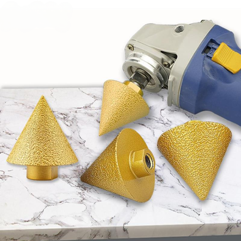 M10 38/50mm Enlarged Hole Beveling Chamfer Dill Bit Threaded Polishing Utility Tapered Umbrella Grinding Head Engraving Cutting