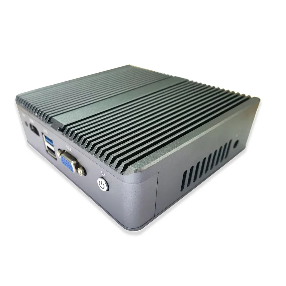 Мини-роутер CPU E3825 Pfense, 4*1000M NIC I211 Lan, Поддержка HDD SSD Linux ,HD VGA двойной дисплей, безвентиляторный настольный компьютер