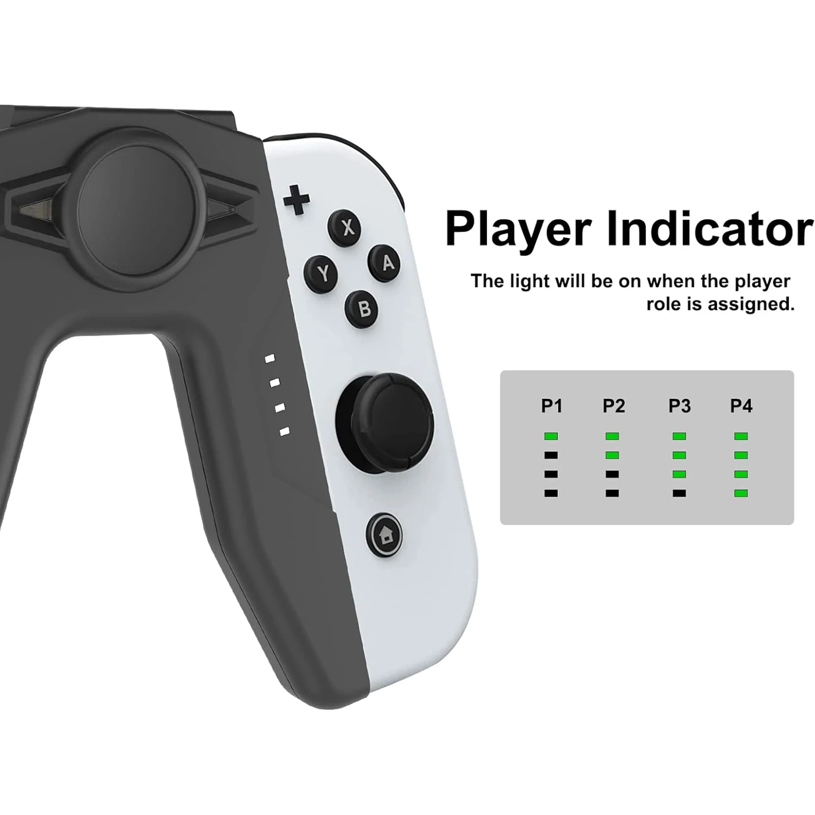 GAMINJA For Nintendo Switch Joy Con Controller Charger Bracket With Switch Indicator Ligh For Switch JoyCon Charging Controller
