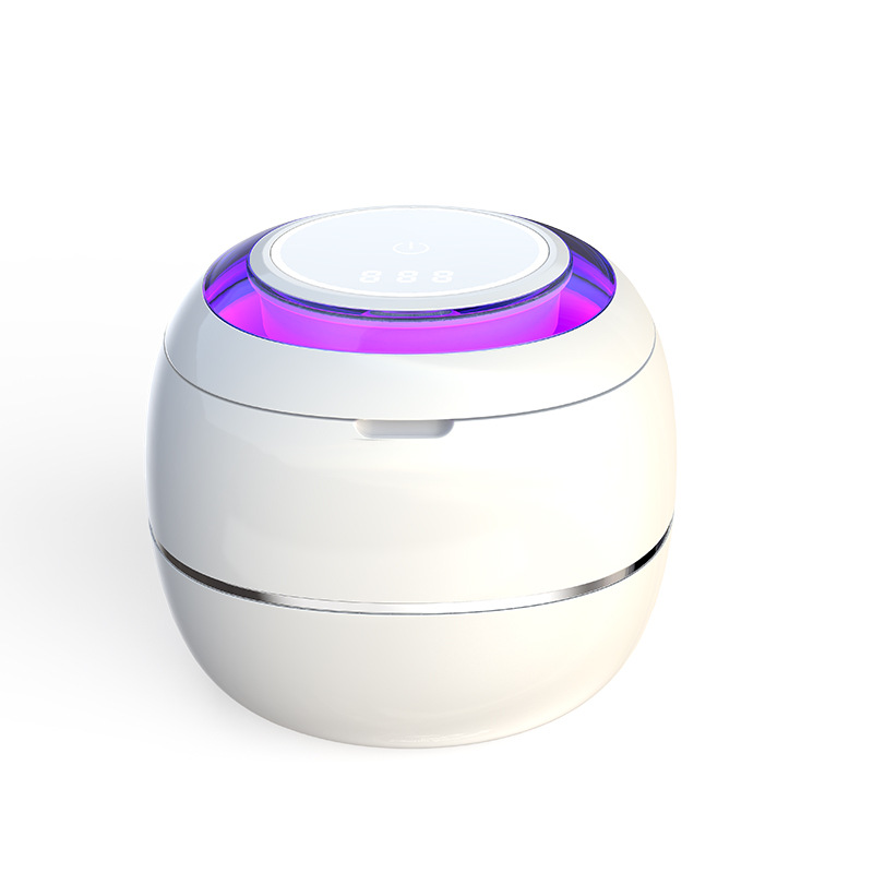 Ultrasonic Cleaner For Retainers Dentures Jewelry Cleaning Machine Mini Portable UV Ultrasonic False Teeth Retainer Cleaner