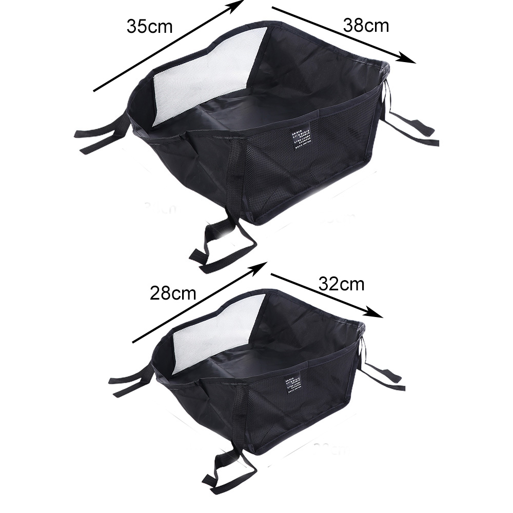 Portable Baby Stroller Basket Newborn Stroller Hanging Basket Infant Stroller Accessories Pram Bottom Basket Organizer Bag