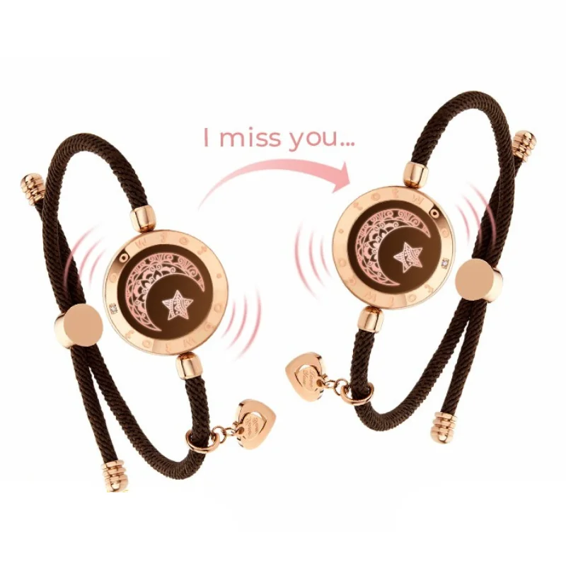Totwoo Touch Prominder Pulseiras inteligentes para melhores amigos Bluetooth presente inteligente para aniversário ou formatura