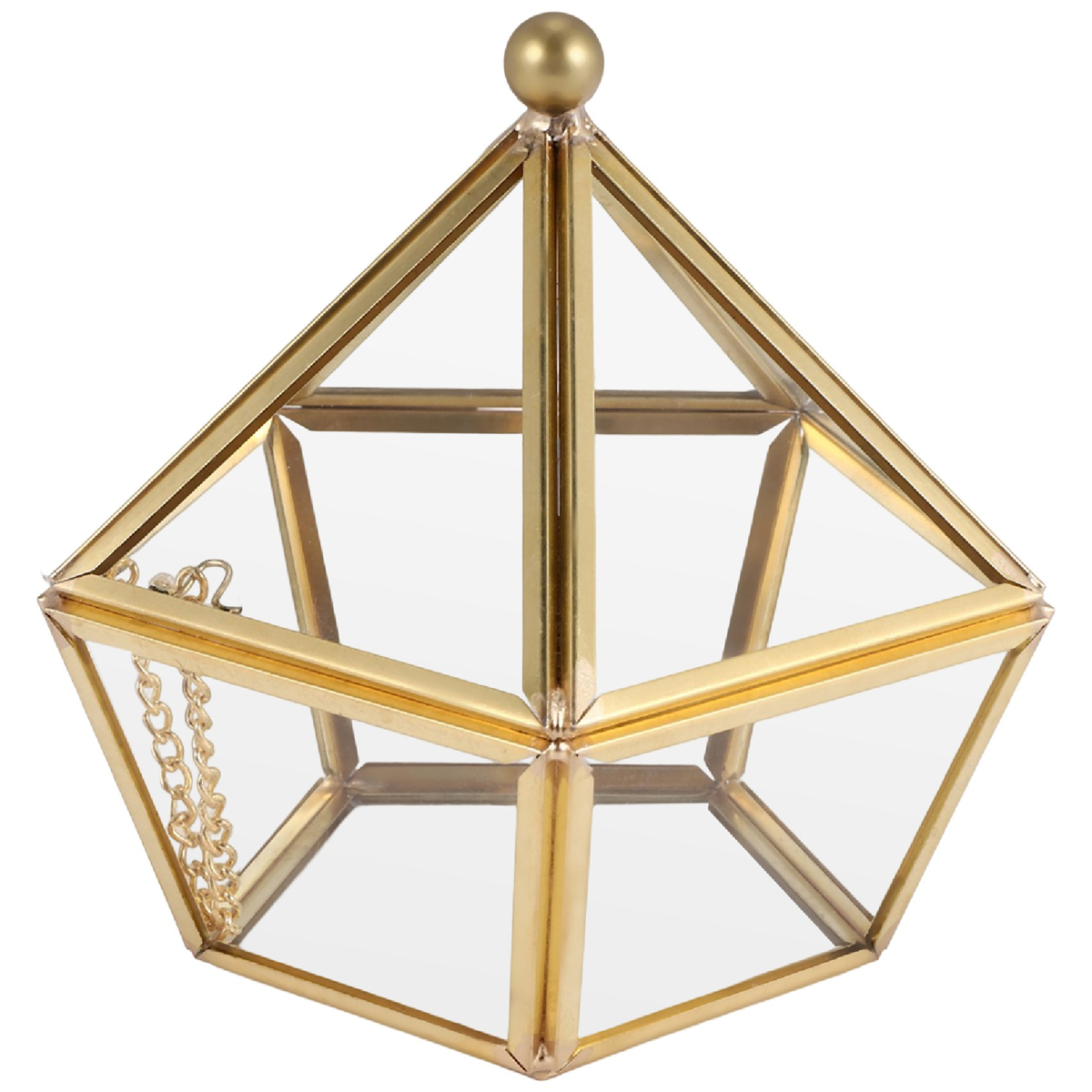 Glas Ring Box Hochzeit Schmuck Fall Unsterbliche Blume Glas Abdeckung Hause Dekoration