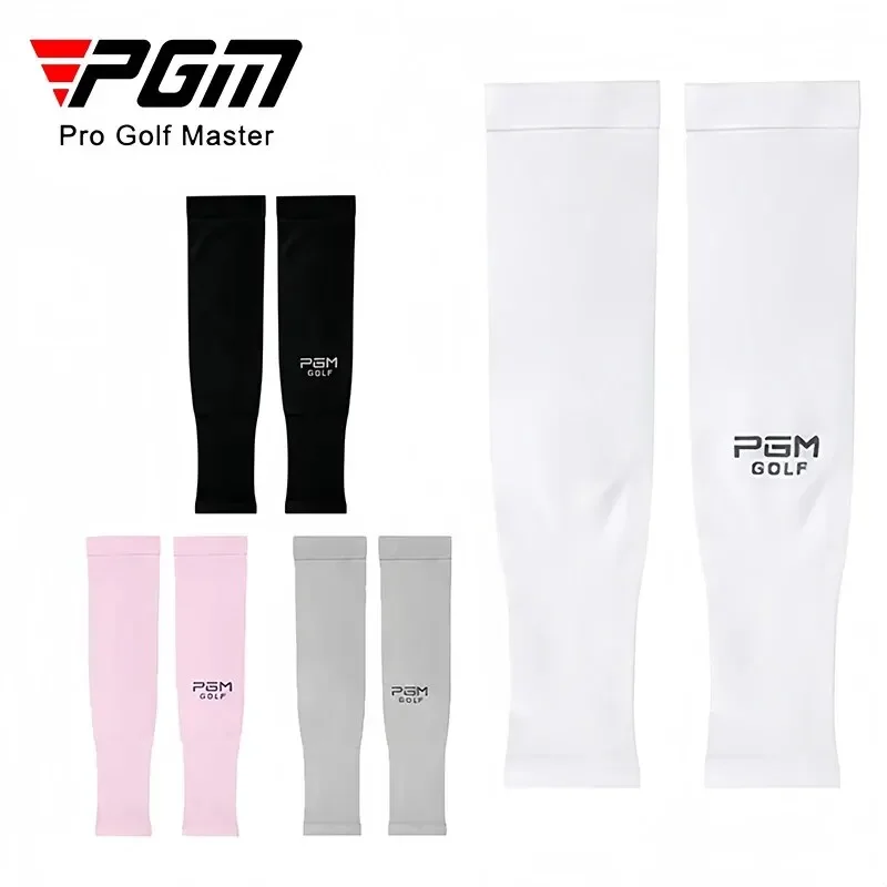 PGM 1 คู่ผู้ชายผู้หญิงเสื้อยืดกอล์ฟอุปกรณ์เสริมแขนแขนอุ่นครีมกันแดด ICE Cool Breathable กีฬากลางแจ้งสวมใส่ 4 Season XT002