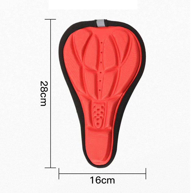 Soft 3D Bicycle Saddle Cover Bicycle MTB Bike Saddle Seat Cover Cushion Sponge Foam Comfortable Saddles Mat Bicycle Accessory