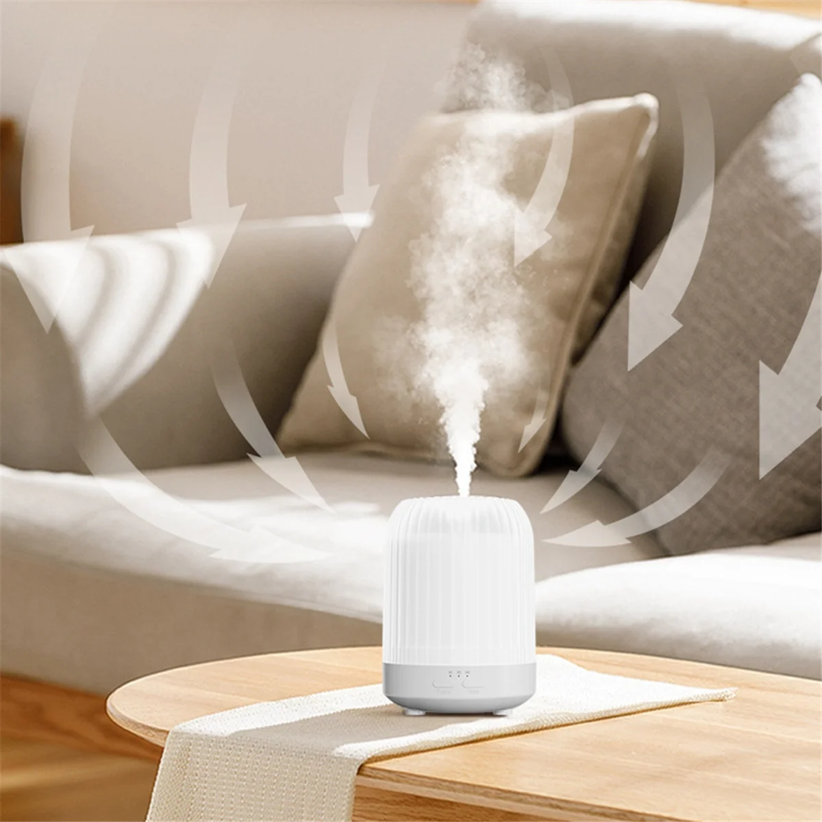 A72P 250ML Aromatherapy Machine LED Light Humidifier USB Silent Essential Oil Diffuser Night Light Misting Air Humidifier,A