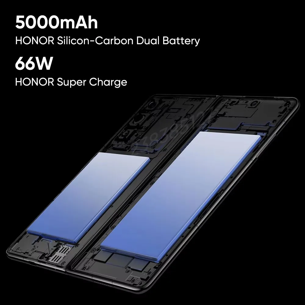 Versión Global Honor Magic V2 5G plegable LTPO OLED 120Hz pantalla 7,92 "50MP cámaras traseras Snapdragon 8 Gen 2 5000mAh 66W NFC