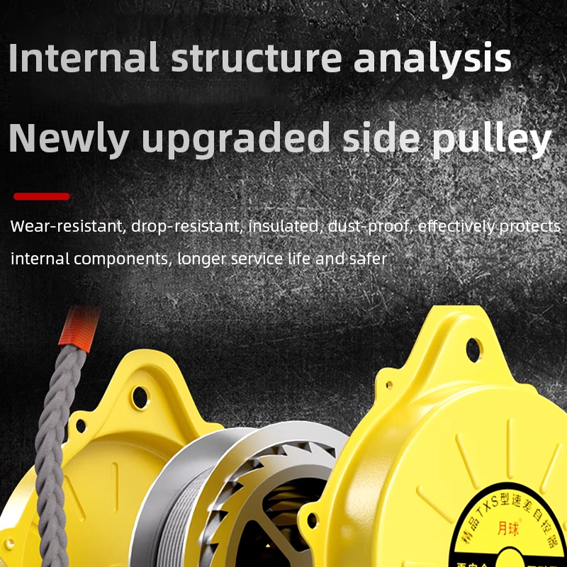 5M/10M/15M Height Safety Fall Protector Automatic Lock System for Tower Crane Operation Freight Elevator Maintenance Rescue Gear