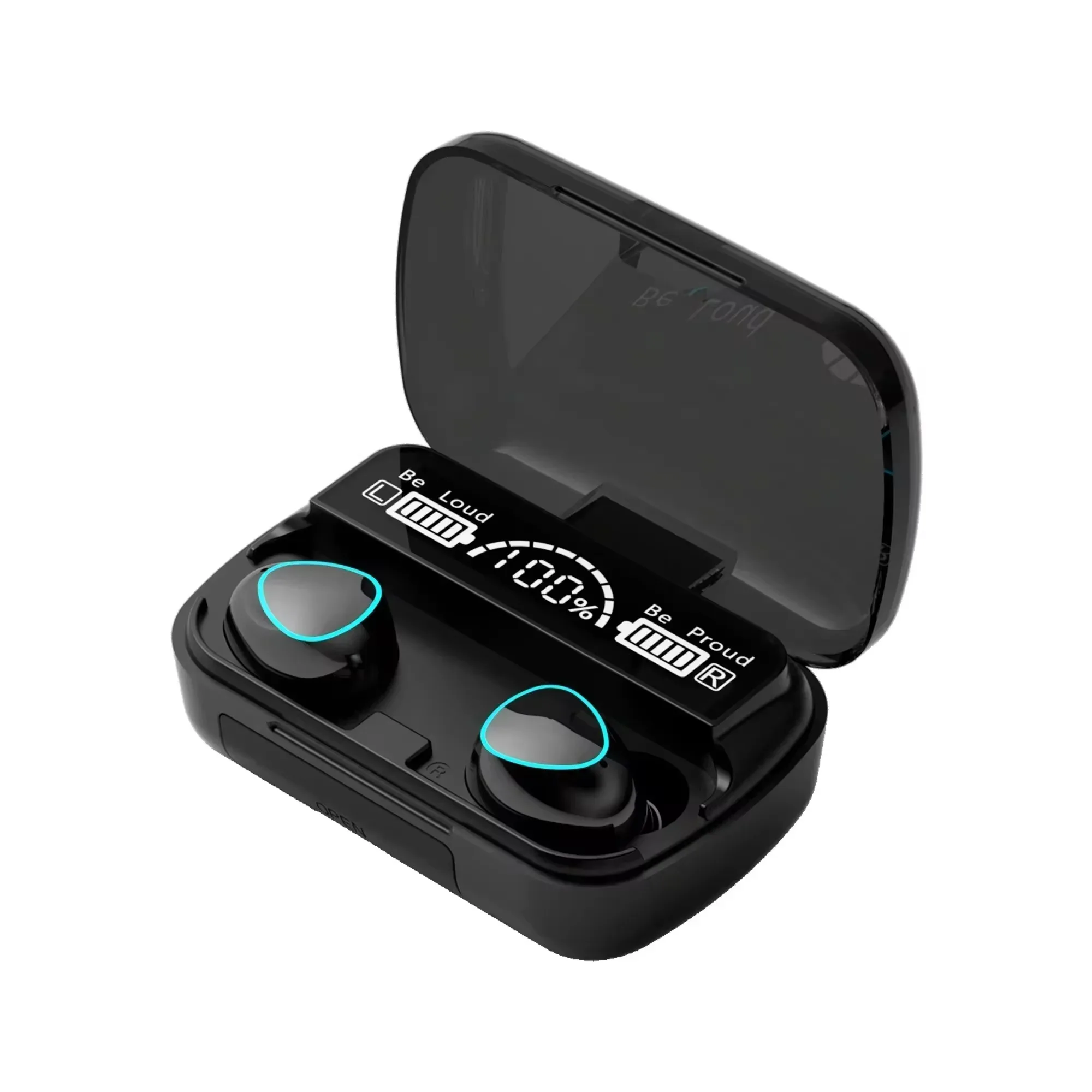 Original m10 fones de ouvido bluetooth sem fio esportes estéreo com cancelamento ruído microfone alto-falante caixa de som gamer