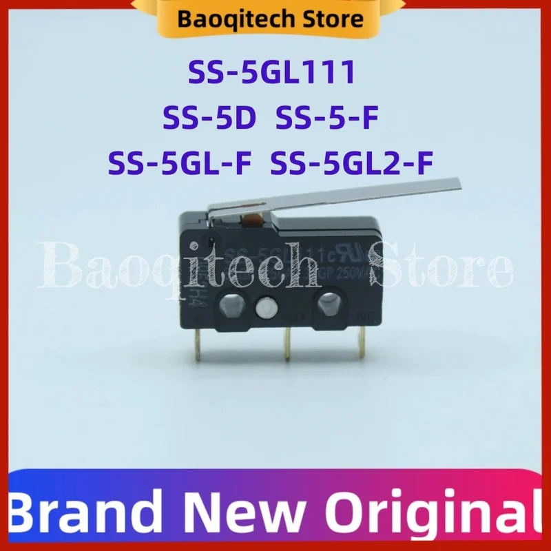5 10 Stück Original Limit Mikroschalter SS-5D SS-5GL111 SS-5 -F SS-5GL-F SS-5GL2-F 0,49 N 5A Für OMRON Reiseschalterknopf
