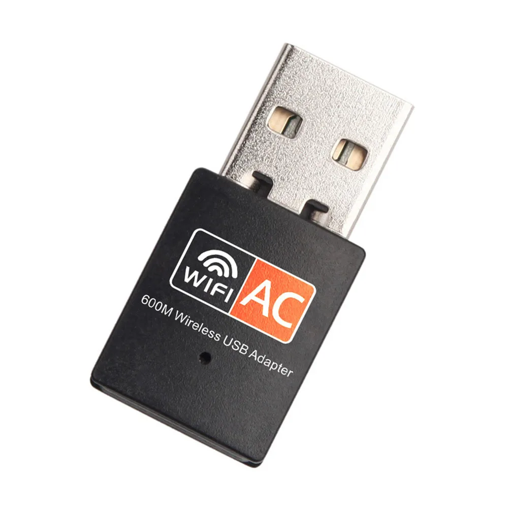 USB-адаптер Wi-Fi 600 Мбит/с 2,4G 5G Wi-Fi антенна двухдиапазонный 802.11b/n/g/ac мини беспроводной компьютерный приемник сетевой карты