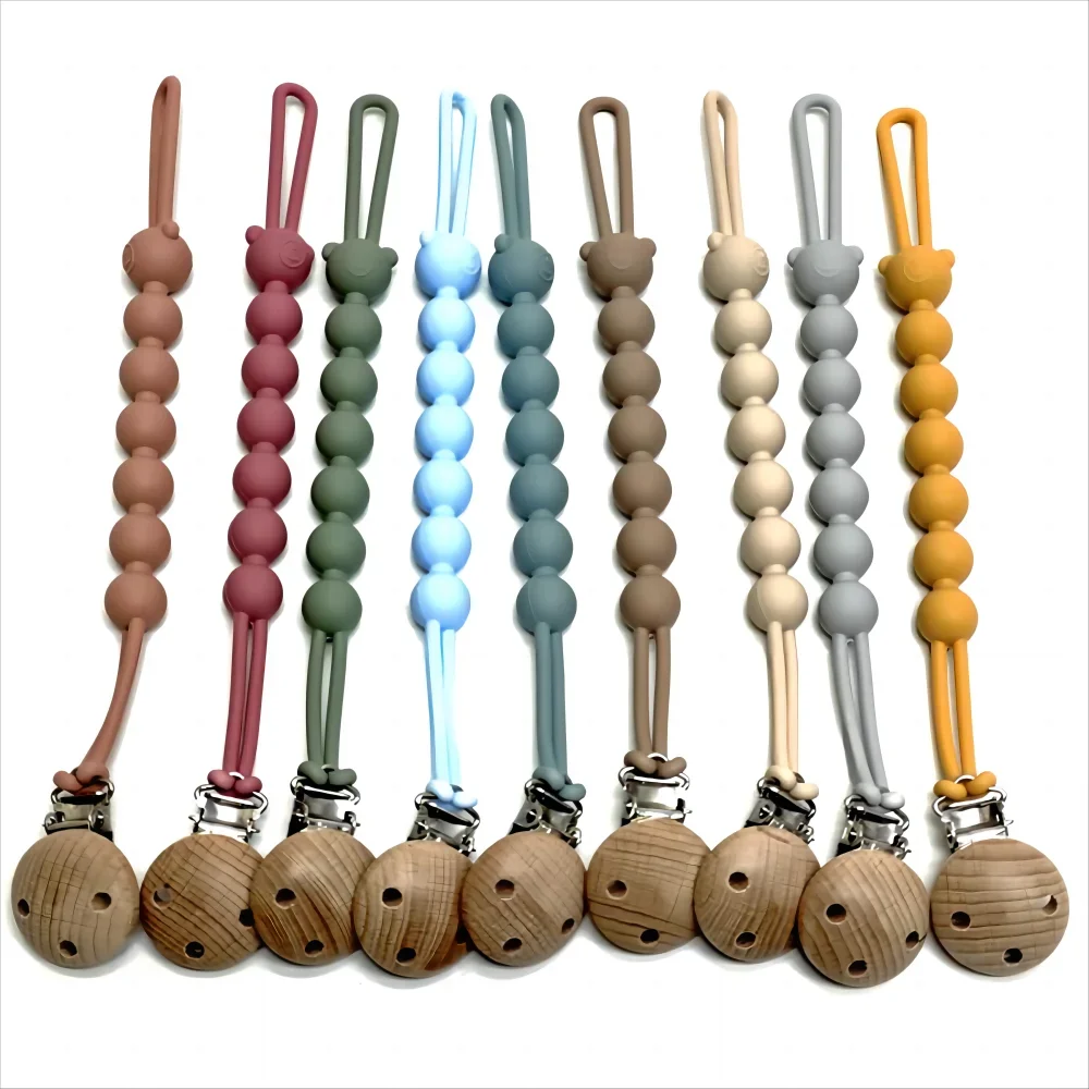 1/9PCS Baby One Pacifier CHAIN Baby Pacifier LanyardซิลิโคนเกรดอาหารTeething Teether Anti Lost Pacifier Anti DROP CHAIN