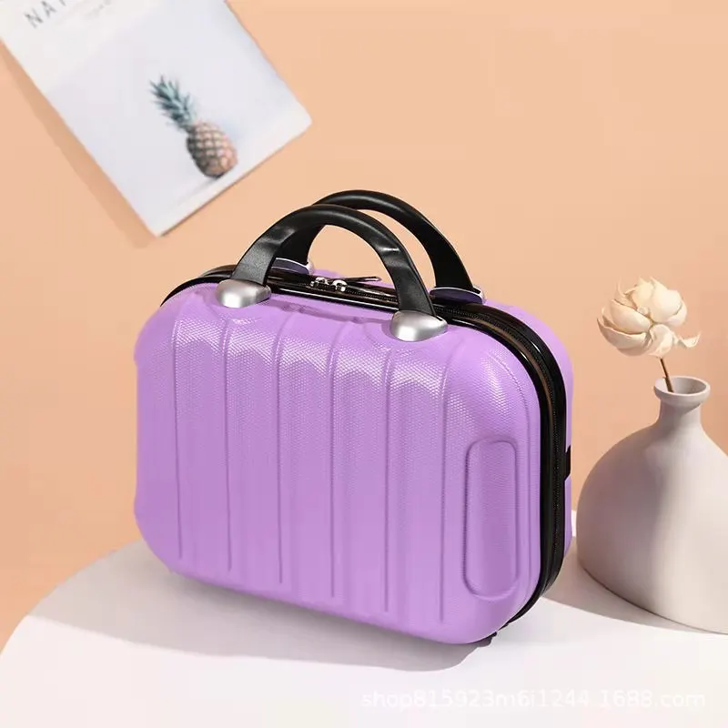 14 Polegada caso cosmético pequeno tote saco portátil mala de viagem saco de higiene pessoal viagem caixa de armazenamento feminino