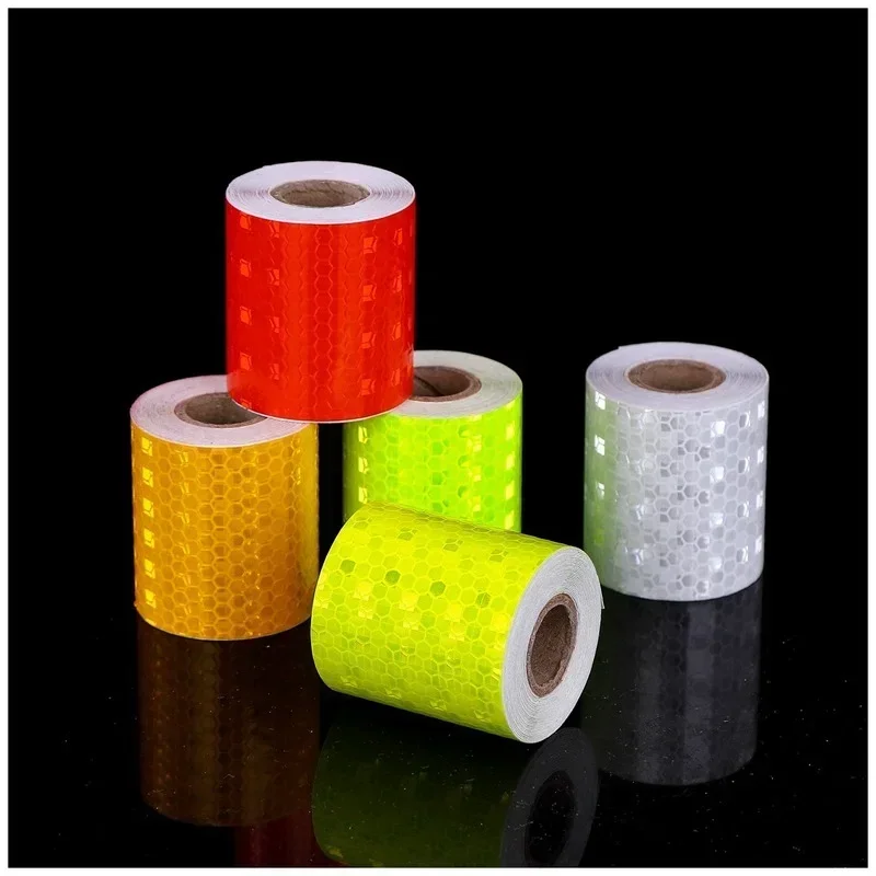 Striscia riflettente a 6 colori 5cm X 3m nastro adesivo riflettente per auto accessori di sicurezza per rimorchi per autocarri