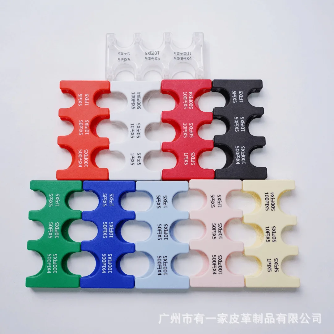 Mini portamonete portatile, portamonete portatile in plastica, portamonete giapponese e coreano multi-slot, gestione dei soldi