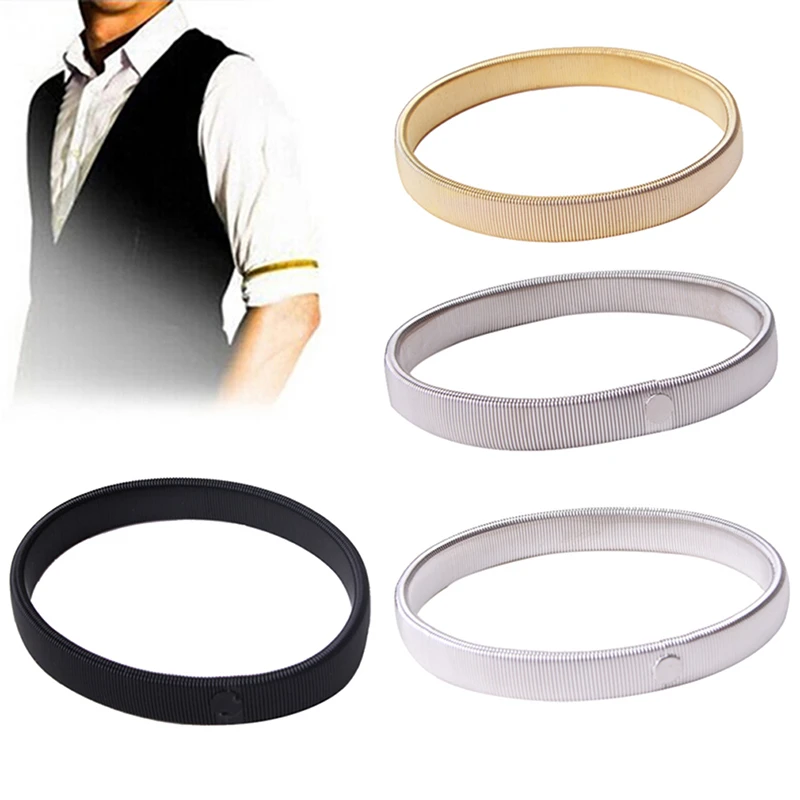 Ein Stück elastische Armband-Hemd-Ärmelhalter für Damen und Herren, modisch, verstellbare Armstulpen, Bänder für Party, Hochzeit, Kleidungszubehör