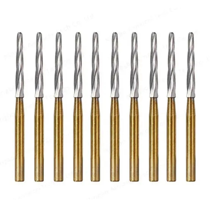 PIOPROY Fresas de carburo endodóntico dental FG 1,6 mm para dar forma y refinación de piezas de mano de alta velocidad Preparations de acceso endodóntico