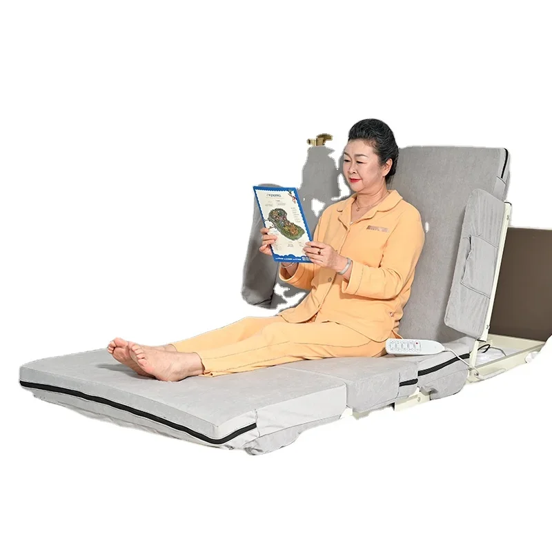Cama cómoda para el cuidado de los ancianos en casa