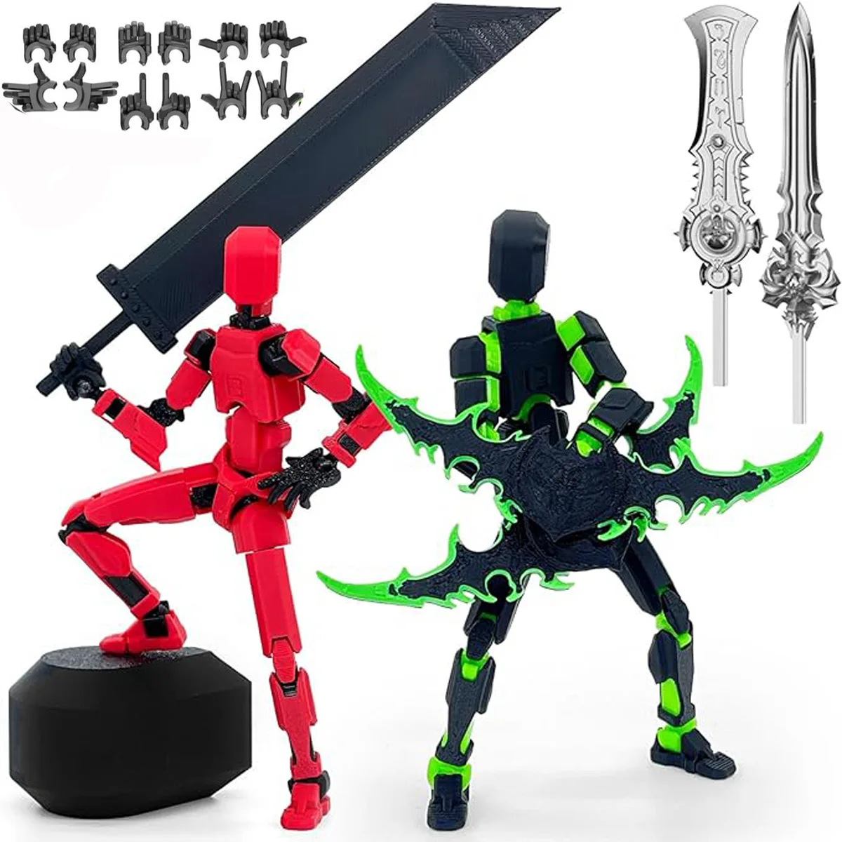 Multi-Jointed Movable Shapeshift Robot 3D Printed Mannequin Dummy Lucky 13 Robot movable figures adult toys children's toys