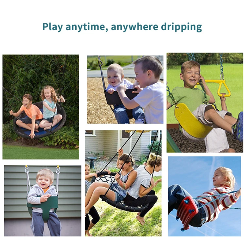 Outdoor suspenso jardim balanço para crianças, cadeira de balanço infantil, terapia do bebê, interior