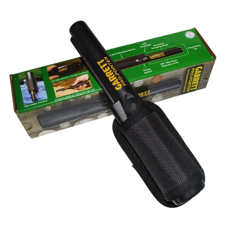 Detector de metais de alta precisão, haste de posicionamento portátil, detector externo, à prova d'água, caçador de tesouros subterrâneos