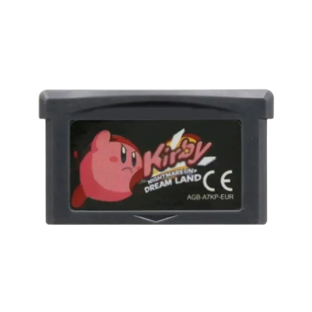 GBA Kirby Game Cartridge 32-Bit-Videospielkonsolenkarte Amazing Mirror Nightmare in Dream Land für GBA NDS