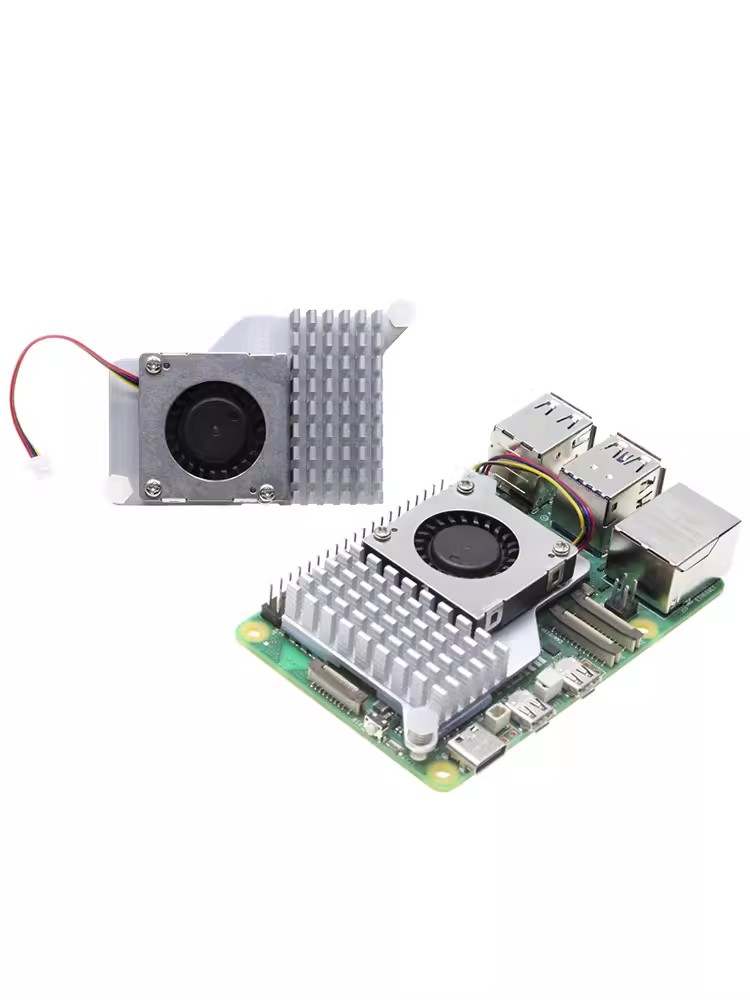 Raspberry Pi 5 Estojo oficial com ventoinha, caixa de alumínio, gabinete