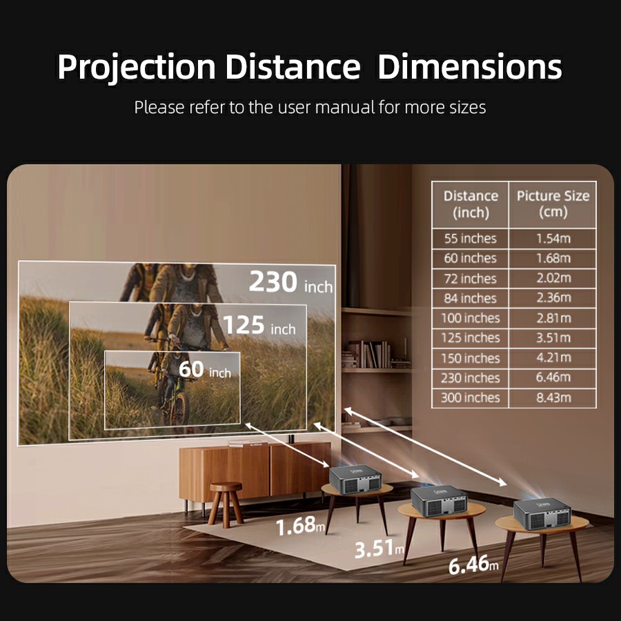 AUN U002 Proyector Android Enfoque Automático Inteligente 3D MINI Cine en Casa Película Full HD 1080P LED 4K VideoProyector Láser Teléfono Cine