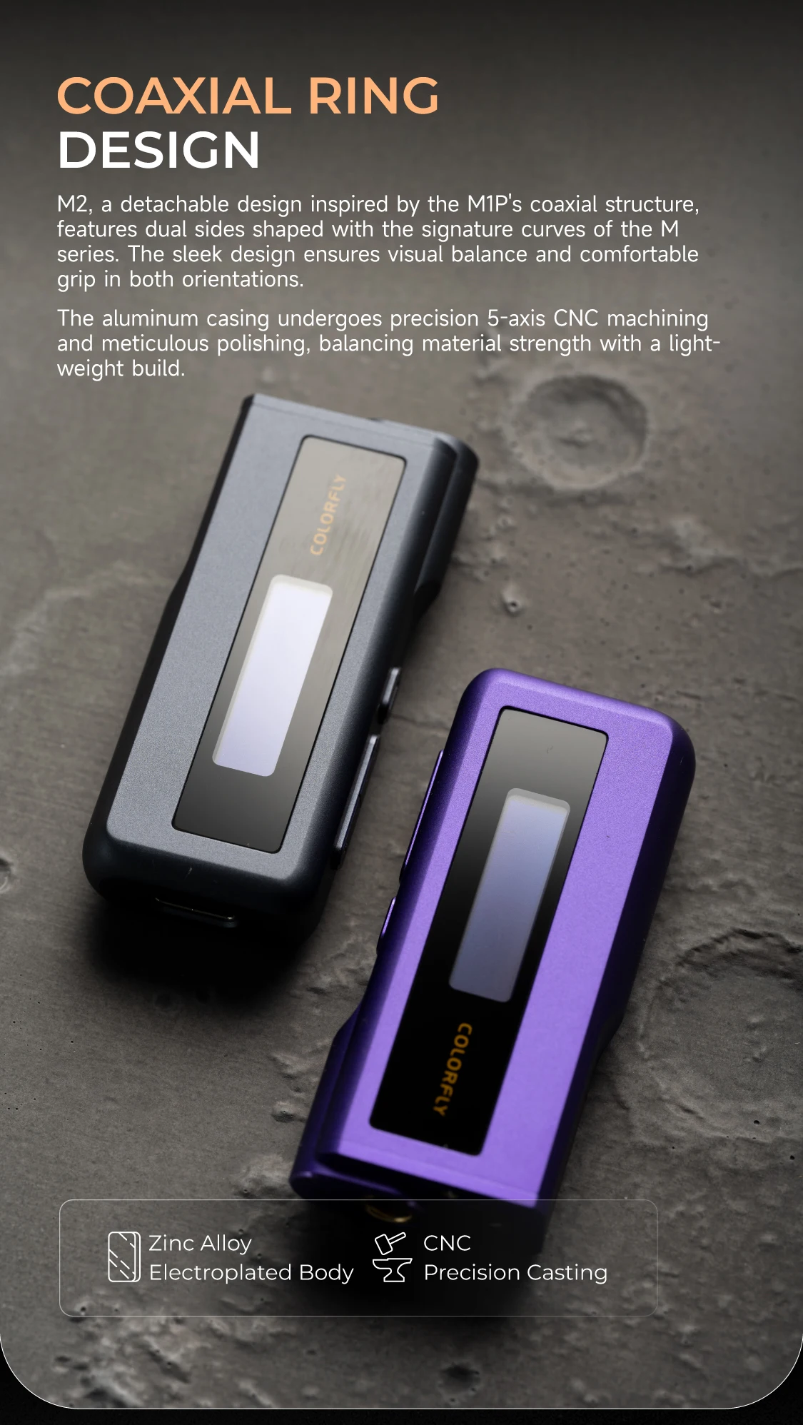 COLORFLY CDA-M2 DAC/AMP USB portátil dual CS43198