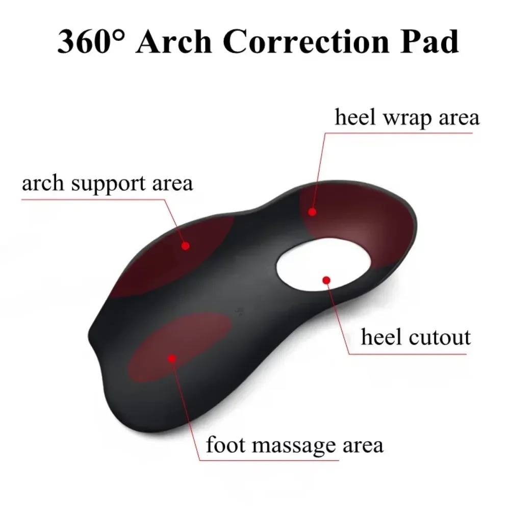 XO-Legs Solette ortopediche Plantari Piede piatto Salute Suola per scarpe Inserto Supporto per arco plantare per fascite plantare Cura dei piedi