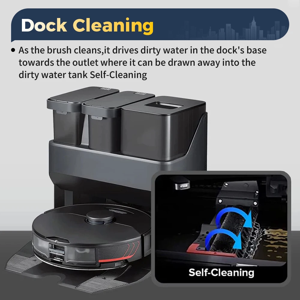 Self-Cleaning Rolling Brush for Roborock G20/G10/G10S/G10S Pro/S7/S7 Pro Ultra ​​​​​​/S8 PLUS S8 Pro Ultra High Speed Brush
