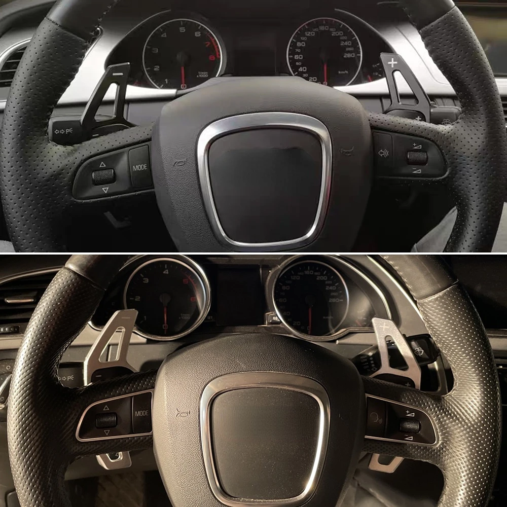 Lái Ô Tô Mái Chèo Mở Rộng Sang Số Cho Xe Audi A4 B8 A3 8P S3 A5 A6 S6 C6 Q5 A8 r8 TTS MK2 8J Avant DSG Tạo Kiểu