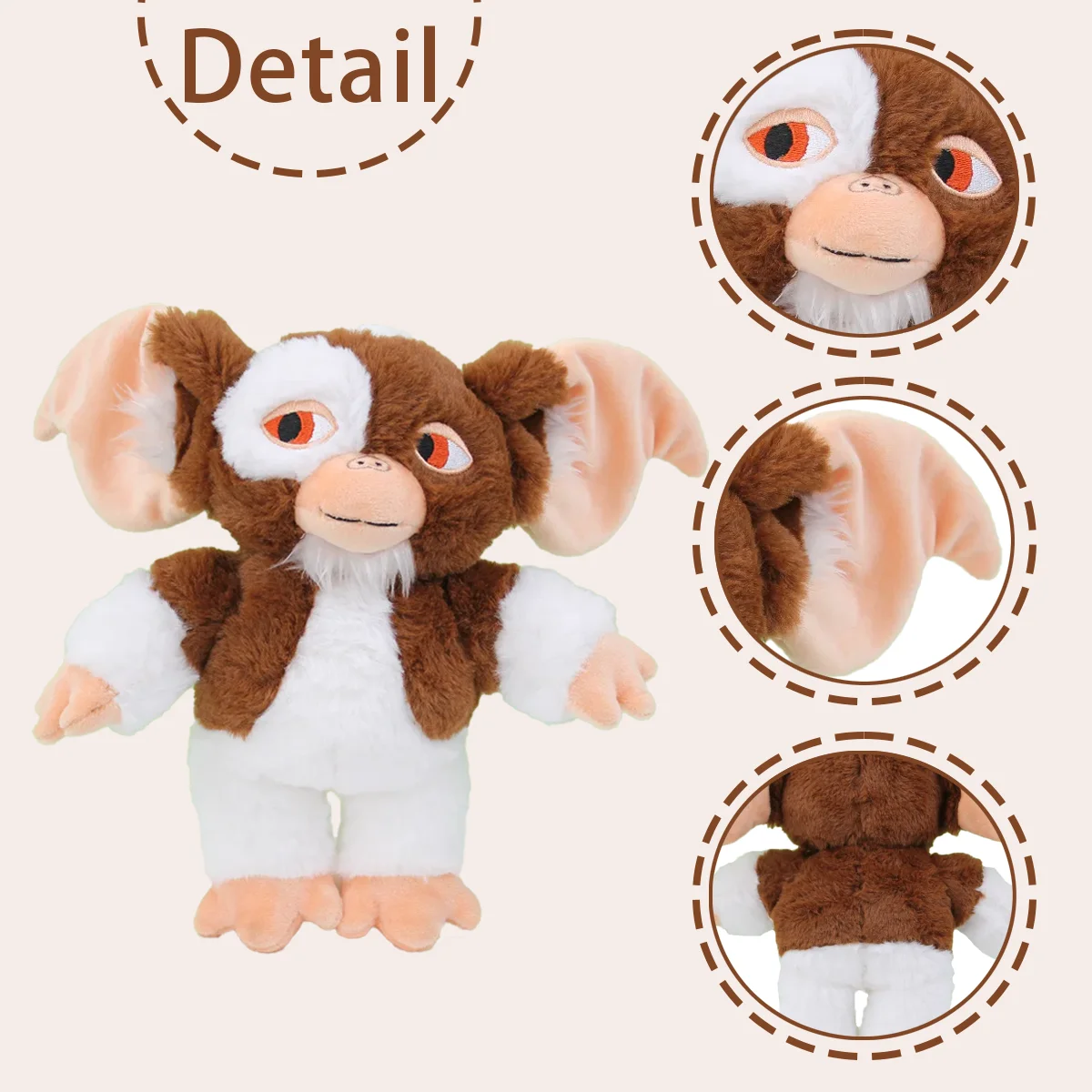 26 ซม.ตลก Gremlins Gizmo ของเล่นตุ๊กตานุ่มภาพยนตร์รูปตุ๊กตา Plushie ตุ๊กตาน่ารักตกแต่งบ้านเด็กของขวัญวันเกิด