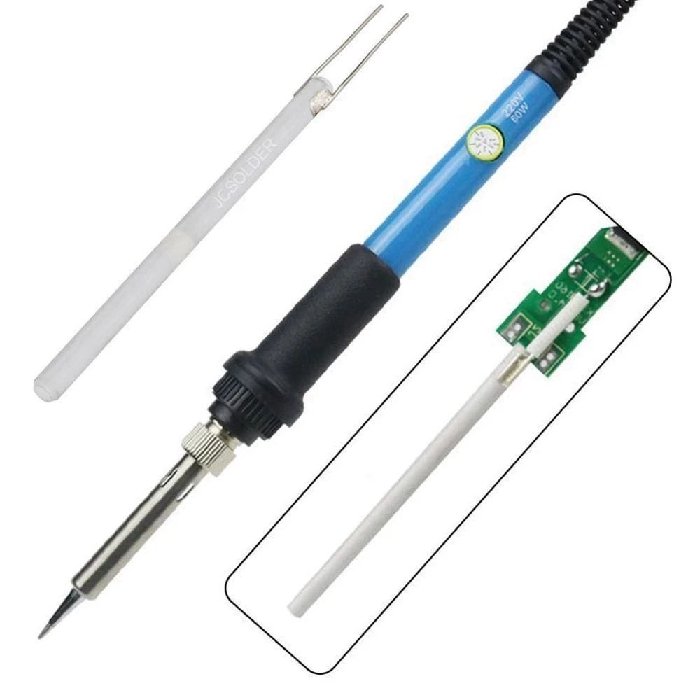 1PC Temperatura Ajustável Ferro De Solda Elétrico Aquecedor 220V 80W 60W 100W Elemento de aquecimento interno cerâmico para 908 908S Solda