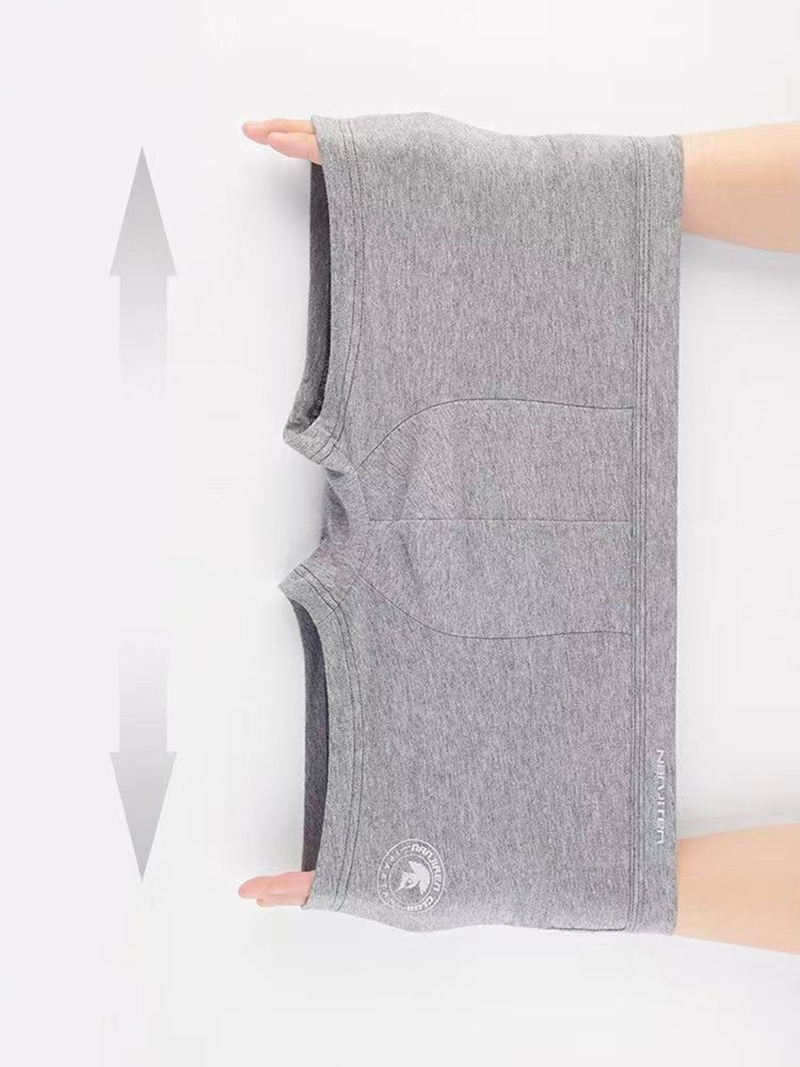 4Pcs 복서 반바지 남성 속옷 섹시한 팬티 코튼 복서 남자 팬티 남성 반바지 옴므 U 볼록 란제리 플러스 사이즈 8019