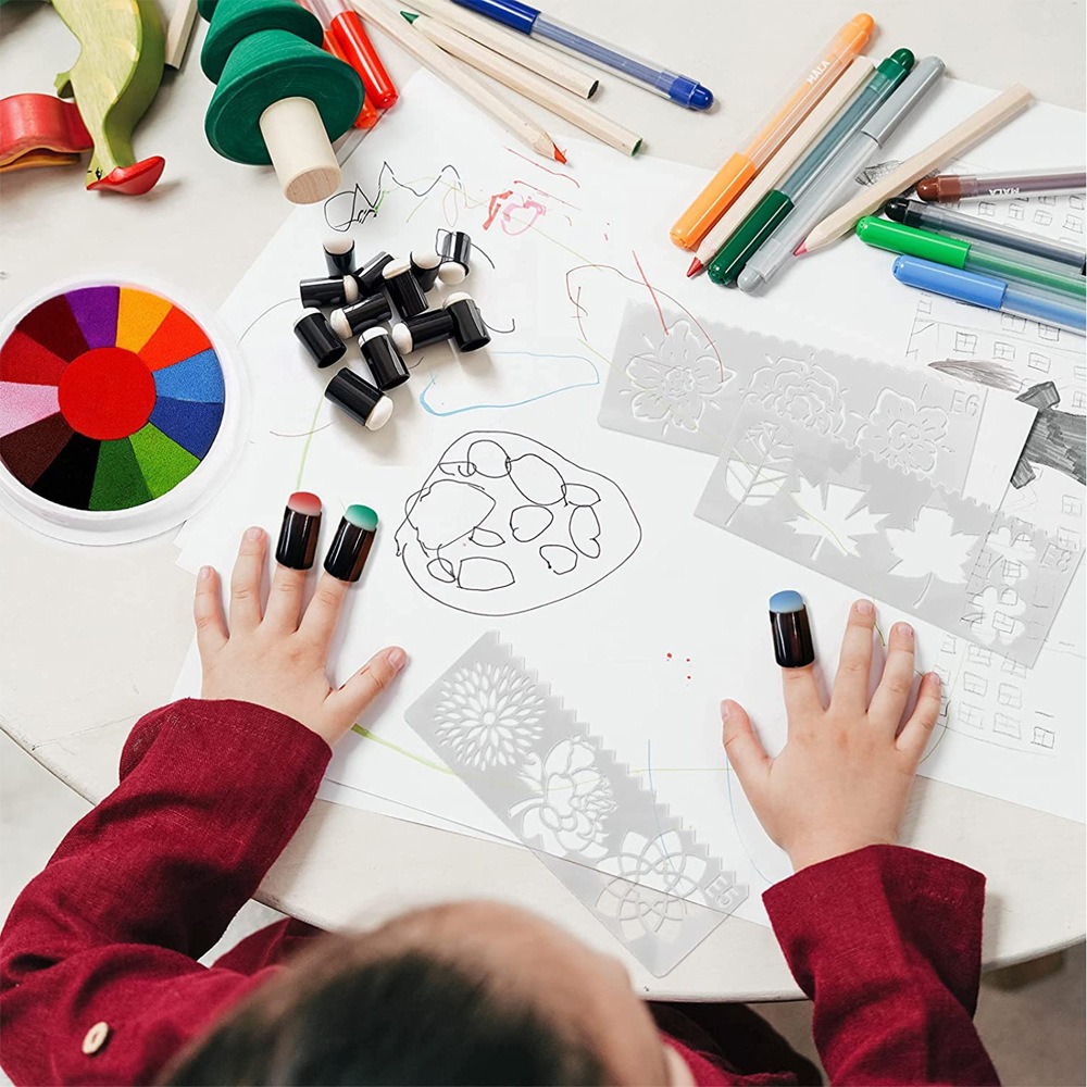 10 個のスポンジ絵画スポンジ工芸品をペイントするためのスポンジ着色スポンジ水彩