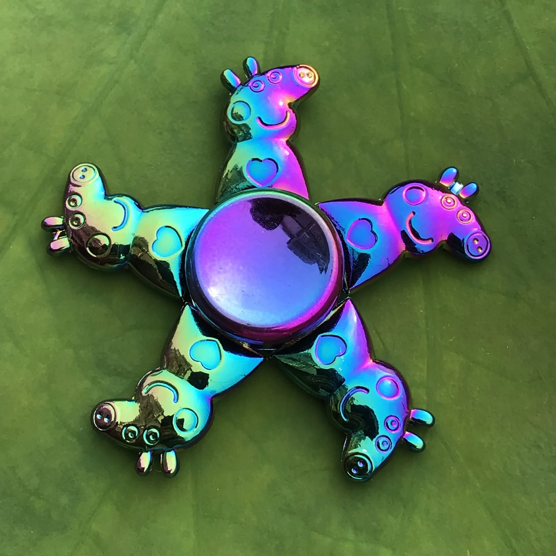 28 รูปแบบ Fidget Decompression ของเล่น Spinner Finger Spinner โลหะสายรุ้งสีโลหะผสมโลหะ Anti-ความวิตกกังวลของเล่นสําหรับเด็กผู้ใหญ่ของขวัญ