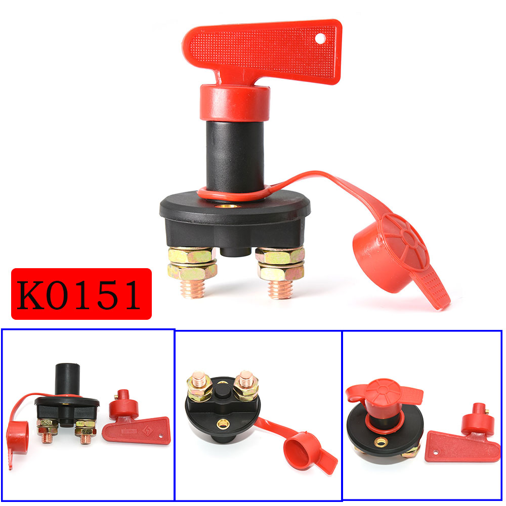 300A 12V-32V Auto Car Rotary Power Switch Vehicle Modify Isolator Disconnector Truck Boat Cut Off Battery Main Kill Switch